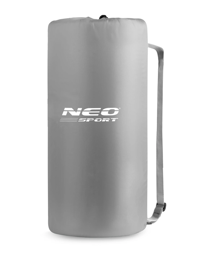 Covoras de Presopunctura NeoRelax idealStore, Tehnologie Heat-Press, Husa Detasabila, Saculet de Depozitare, Ajuta la Diverse Afectiuni, Culoare Gri Alb