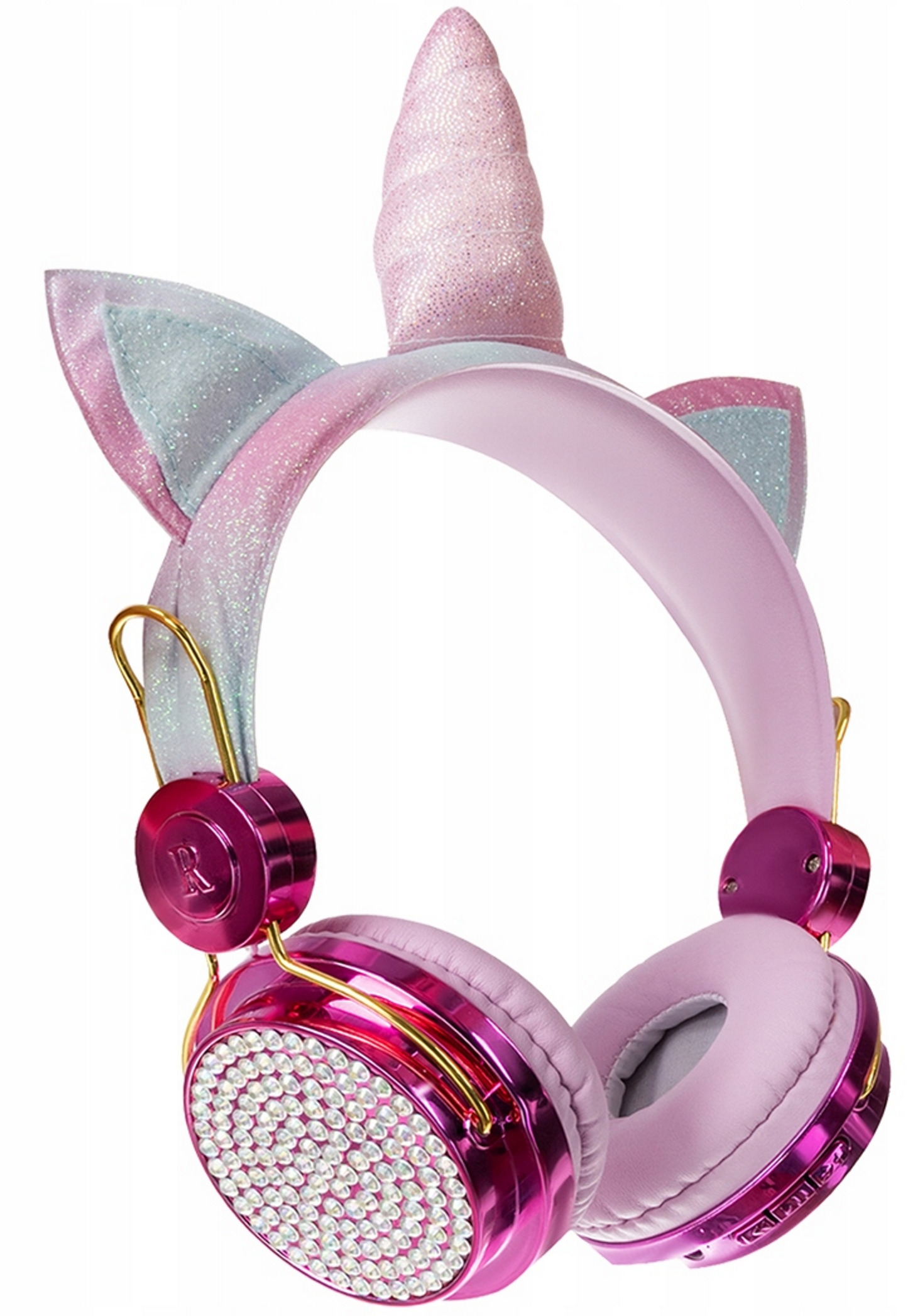 Casti Wireless idealStore UnicornMod, conexiune Bluetooth, Microfon incorporat, Panou de Control, Sunet Clar, Stereo, Dimensiuni Reglabile, Multicolor