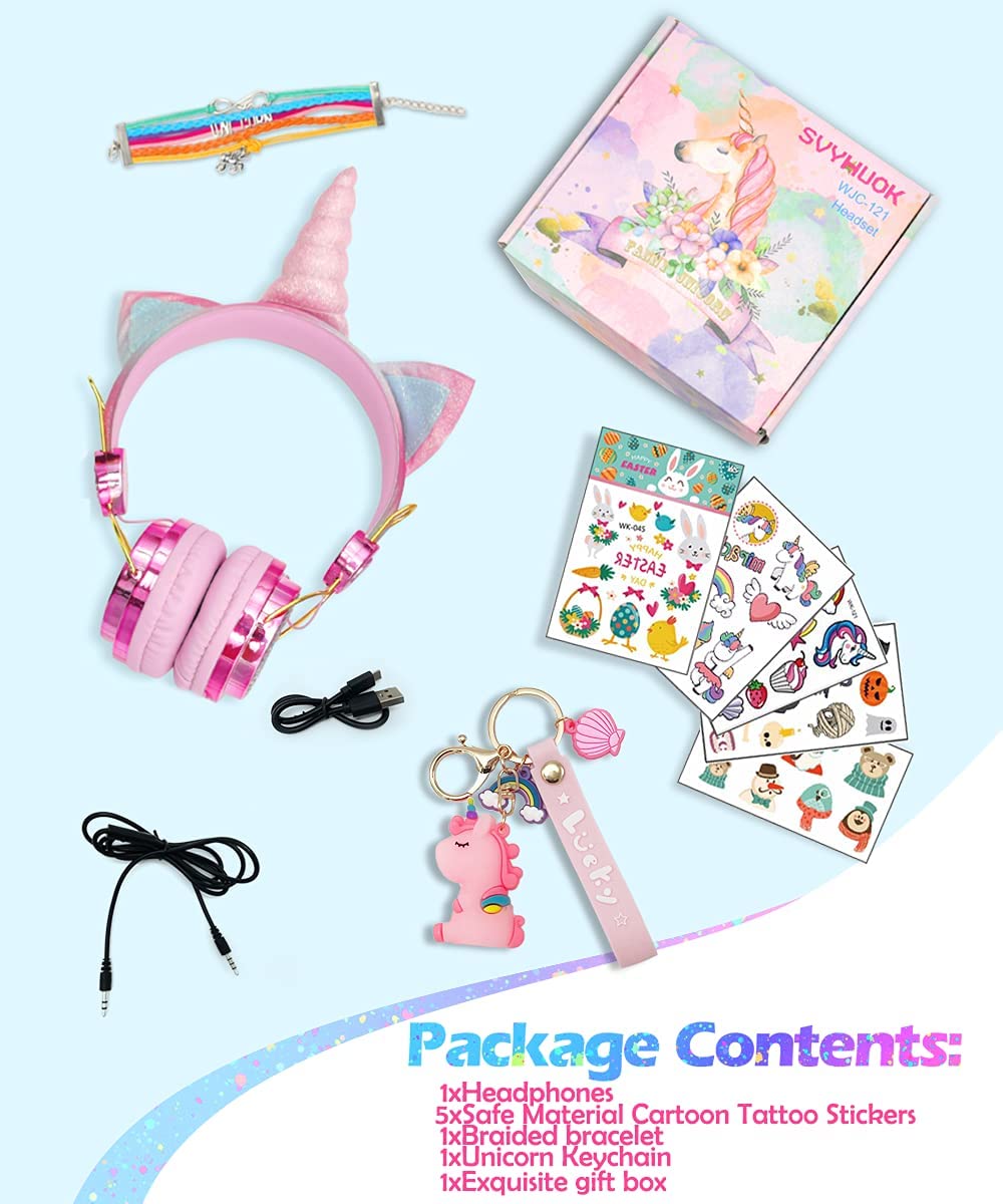Casti Wireless idealStore UnicornMod, conexiune Bluetooth, Microfon incorporat, Panou de Control, Sunet Clar, Stereo, Dimensiuni Reglabile, Multicolor
