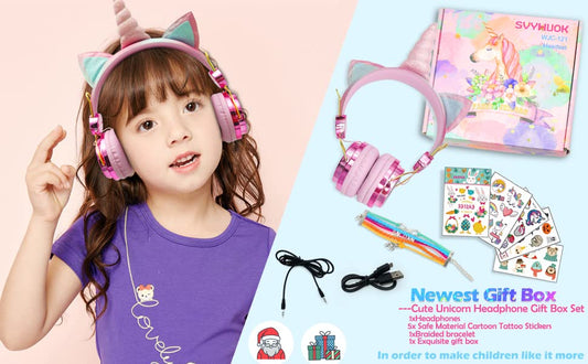 Casti Wireless idealStore UnicornMod, conexiune Bluetooth, Microfon incorporat, Panou de Control, Sunet Clar, Stereo, Dimensiuni Reglabile, Multicolor