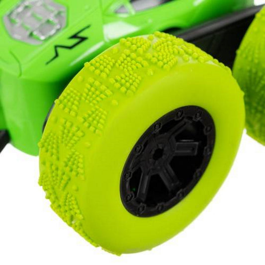 Masinuta Acrobatii cu Telecomanda idealStore CrazyAcroBat, cu Lumini, Rotatie 360, Roti din Cauciuc, Acumulator, incarcare USB, Viteza maxima 15km/h, Raza de actiune 30m