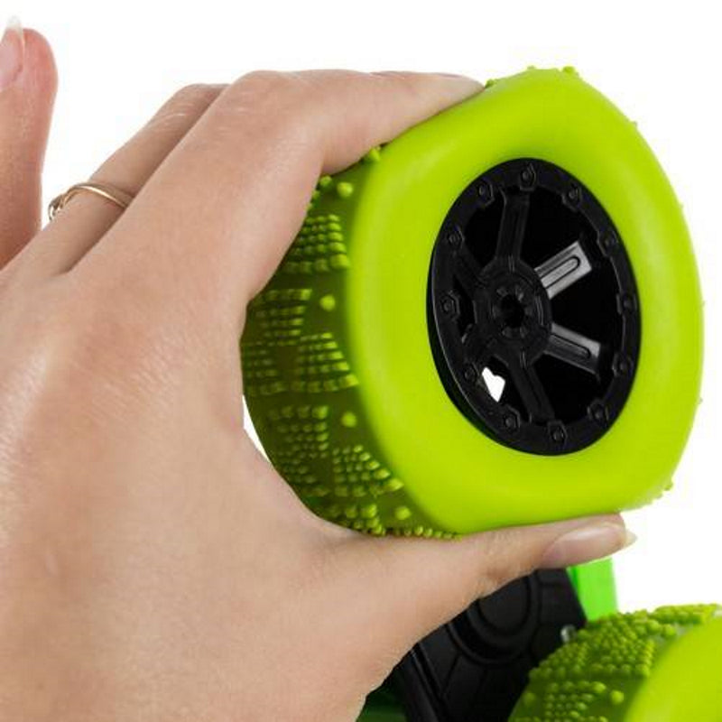 Masinuta Acrobatii cu Telecomanda idealStore CrazyAcroBat, cu Lumini, Rotatie 360, Roti din Cauciuc, Acumulator, incarcare USB, Viteza maxima 15km/h, Raza de actiune 30m