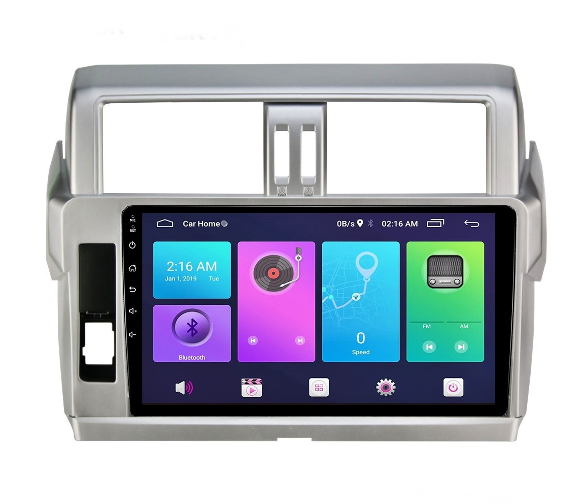 Rama Navigatie 10 idealSTORE cu Cablaj si Modul Canbus Compatibila Toyota Land Cruiser Prado J150 2013-2017, Tip material ABS, Radio MP3, MP5 Player 2DIN ANDROID Ecran 10-9,7 Ecran tip Tesla style 12V /2+32G