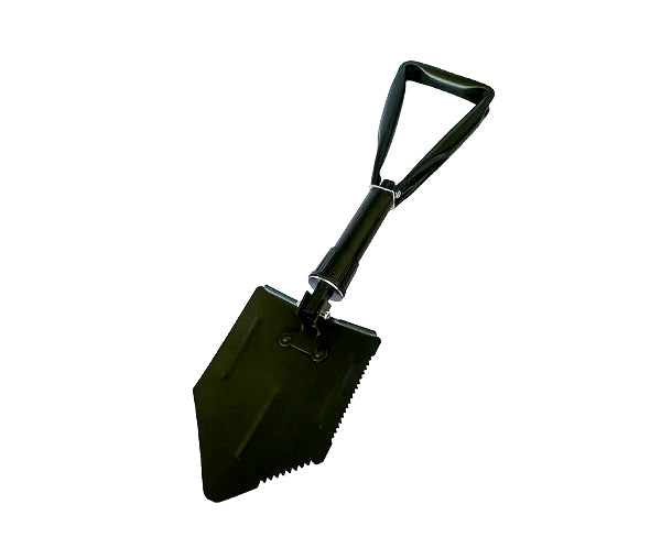 Lopata pliabila IdealSTORE, Lungime totala 47 cm, Lungime pliata 19 cm, Negru