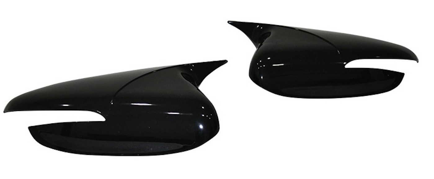 Set 2 Capace Oglinzi tip BATMAN idealSTORE pentru Kia Ceed / Pro Ceed 2012-2018, culoare Piano Black - Negru Lucios, Montaj Usor, Rezistent UV, Material Premium