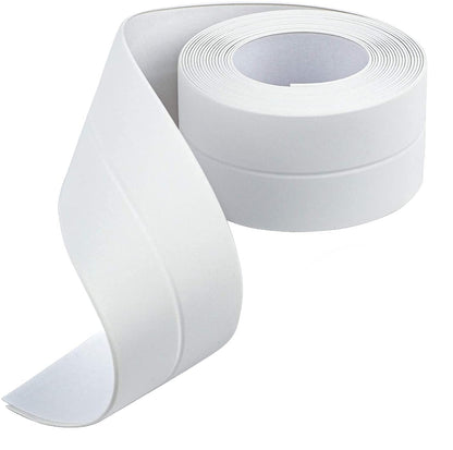 Banda de Etansare Antistropi idealSTORE, Adeziva, Rezistenta la Apa, Grasimi, Solutii de Curatare, Flexibila, Compatibila cu Suprafete Neuniforme, Culoare Alb