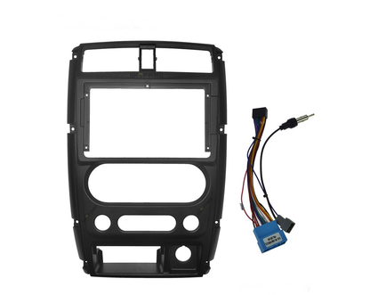 Rama Navigatie 9 idealSTORE cu Cablaj Compatibila Suzuki Jimny 2005-2018, Material ABS, Radio MP3, MP5 Player 2DIN ANDROID Ecran 9-9.7 Ecran tip Tesla Style 12V /2+32G