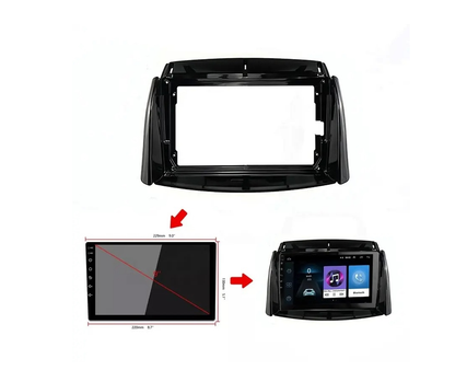 Rama Navigatie 9 idealSTORE cu Cablaj si Modul Canbus Compatibila Renault Koleos 2008-2016, Tip material ABS, Radio MP3, MP5 Player 2DIN ANDROID Ecran 9, -9,7 Ecran Tip Tesla style 12V /2+32G