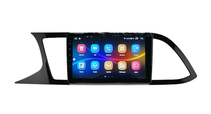 Rama Navigatie idealSTORE cu Cablaj si Modul Canbus Compatibila Seat Leon 5F 2013-2020, Tip material ABS, Compatibila cu navigatii de 9 inch, Radio MP3, MP5 Player 2DIN ANDROID