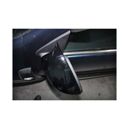 Set 2 Capace Oglinzi tip BATMAN idealSTORE pentru Dacia Duster II 2018, culoare Piano Black - Negru Lucios, Montaj Usor, Rezistent UV, Material Premium