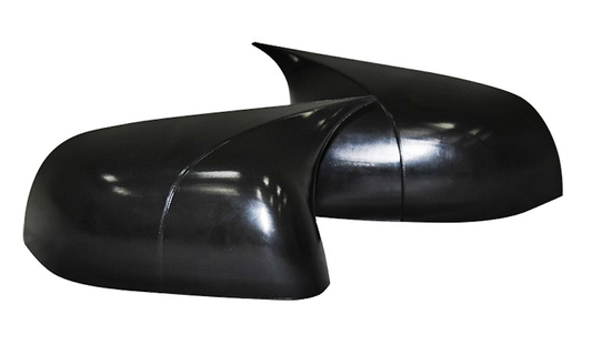 Set 2 Capace Oglinzi tip BATMAN idealSTORE pentru Dacia Duster Facelift 2010-2017, culoare Piano Black - Negru Lucios, Montaj Usor, Rezistent UV, Material Premium