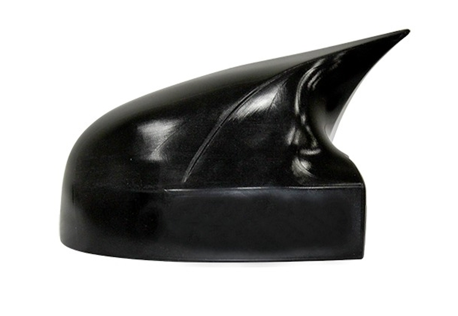 Set 2 Capace Oglinzi tip BATMAN idealSTORE pentru Dacia Sandero 2009-2020, culoare Piano Black - Negru Lucios, Montaj Usor, Rezistent UV, Material Premium