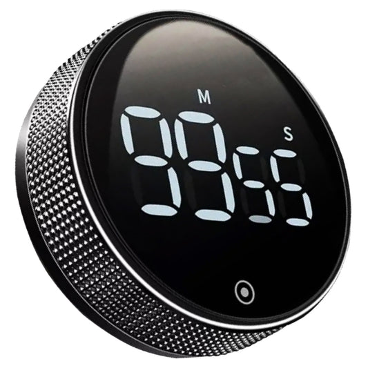 Cronometru Digital idealSTORE, Magnet Puternic, Utilizare Universala, Control Volum, Display LCD, Alimentare cu Baterii, Interval de Functionare 0-99 minute, Culoare Negru