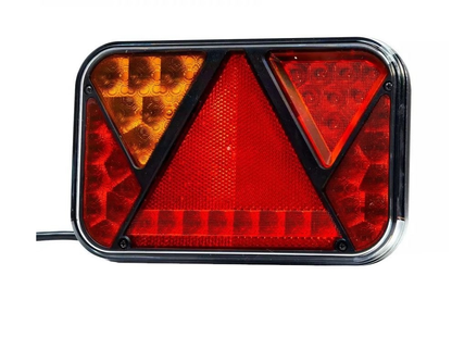 Lampa Spate LED idealSTORE, dimensiune 200130, 6 Functii, cu Numar si Ceata, Rezistenta la Socuri, Utilizare Universala