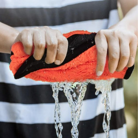 Prosop Mare Pentru Uscare Auto idealStore, Microfibra Moale si Pufoasa, Doua Fete Practice, Foarte Absorbant, Indepartare Eficienta a Apei, Dimensiune Mare 60x90cm