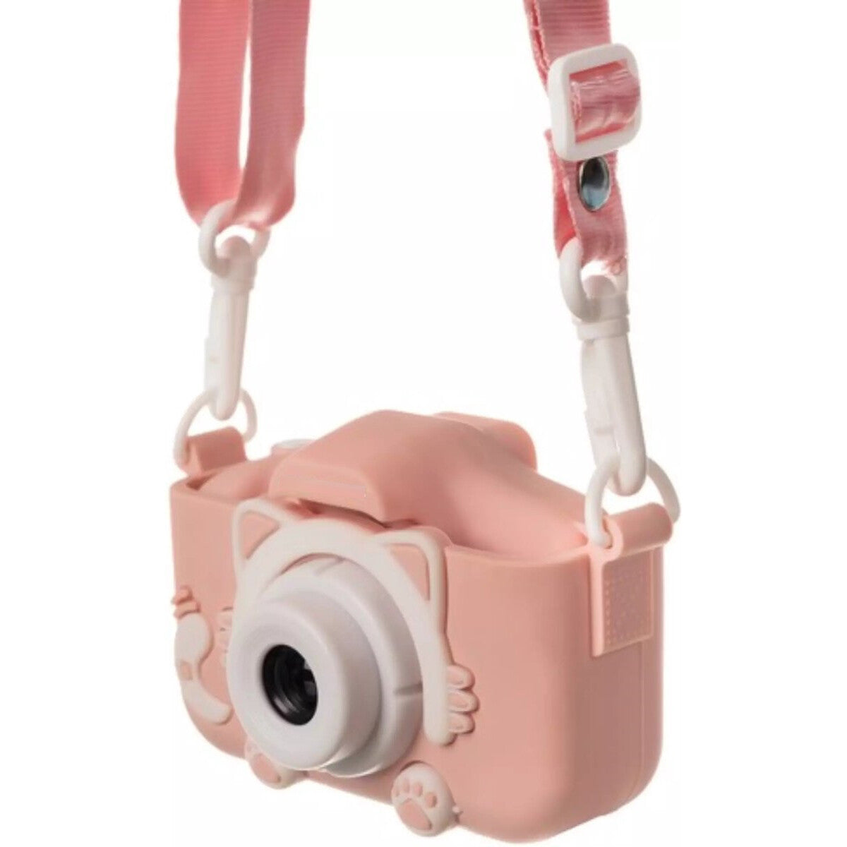 Camera Foto si Aparat de Filmat 2in1 idealSTORE, Contine card de 32GB, Galerie Foto/Video, Jocuri, Camera Selfie, Inregistrare cu sunet Full HD, Fotografiere in Rafala, Husa Detasabila Stil Pisoi, Display Vizualizare Foto-Video