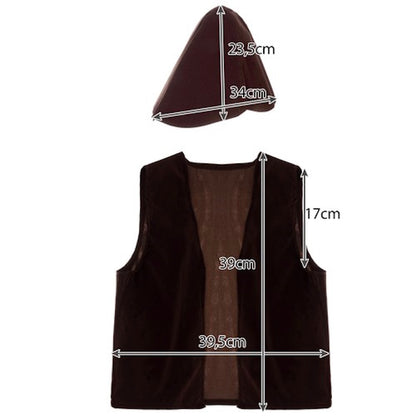 Costum complet de Cioban/Pastor idealSTORE, pentru Evenimente Tematice, Material Usor, Marime Universala, Finisaj Superior