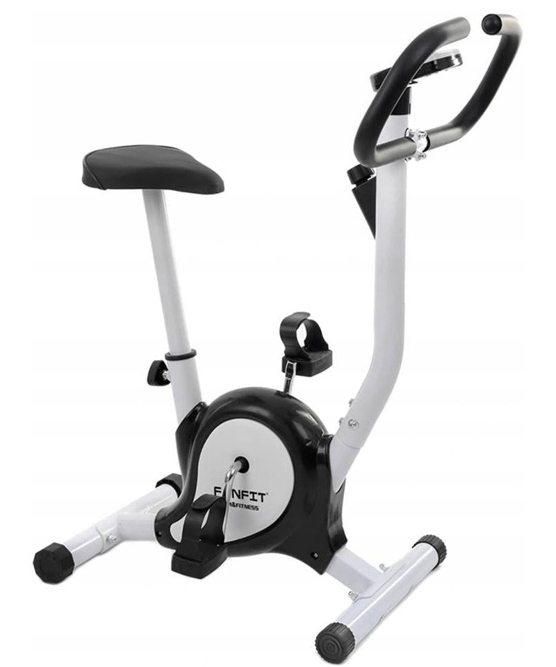 Bicicleta Fitness Mecanica idealStore Xploud Fun Gym, Computer cu parametrii, Scaun cu reglaj, 7 trepte de inaltime, trepte de viteza reglabile