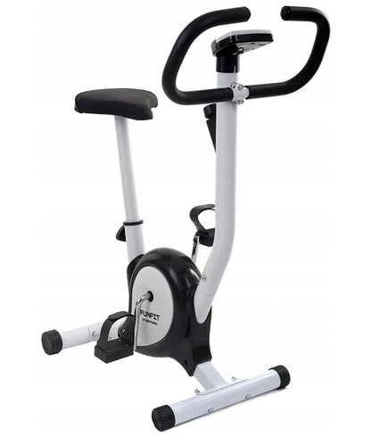 Bicicleta Fitness Mecanica idealStore Xploud Fun Gym, Computer cu parametrii, Scaun cu reglaj, 7 trepte de inaltime, trepte de viteza reglabile