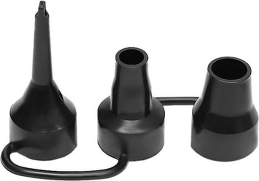 Pompa Electrica idealSTORE, Alimentare la Priza Bricheta Auto 12V si Priza 240V, cu 3 Duze pentru Umflat/Dezumflat Saltele, Piscine, Mingii, Jucarii Gonflabile, cu Intrerupator ON-OFF, Putere 50W