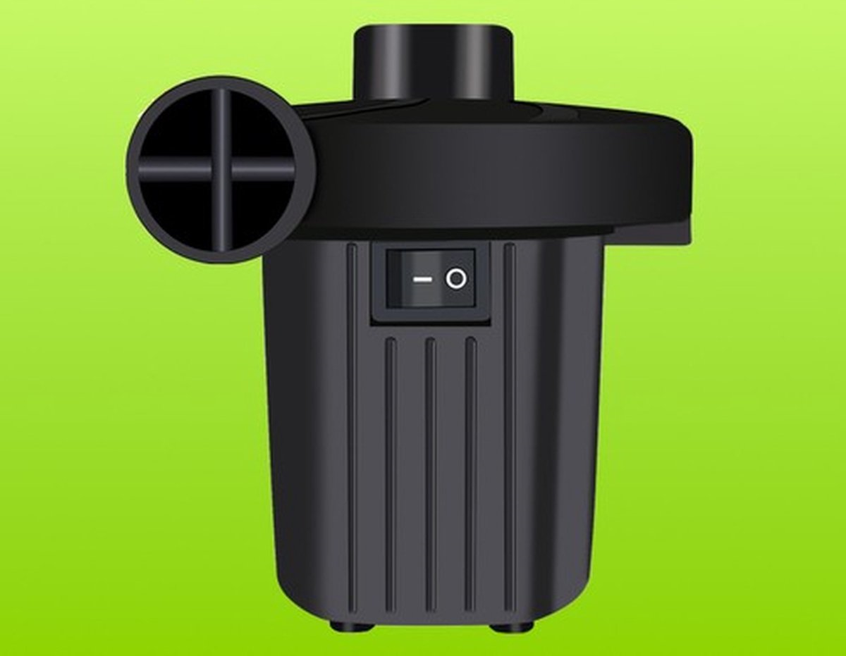 Pompa Electrica idealSTORE, Alimentare la Priza Bricheta Auto 12V si Priza 240V, cu 3 Duze pentru Umflat/Dezumflat Saltele, Piscine, Mingii, Jucarii Gonflabile, cu Intrerupator ON-OFF, Putere 50W