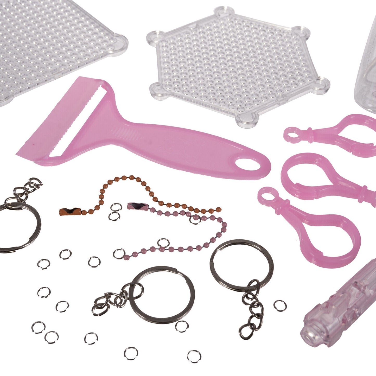 Set 2800 Margele idealSTORE, modele 3D, Lipire prin Stropire cu Apa, 24 de Culori Diferite, Include Modele si Sabloane, Pandantive, Dezvolta Concentrarea, Creativitatea si Abilitatile Artistice, Multicolor