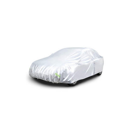 Prelata Premium Auto idealSTORE, Protectie 4 Anotimpuri, Material extra rezistent la apa, Zapada si Soare, Inchidere cu fermoar pe partea Soferului, Material vatuit pe interior compatibil SUV / VAN Dimensiuni 4, 10x1, 72x1, 45m