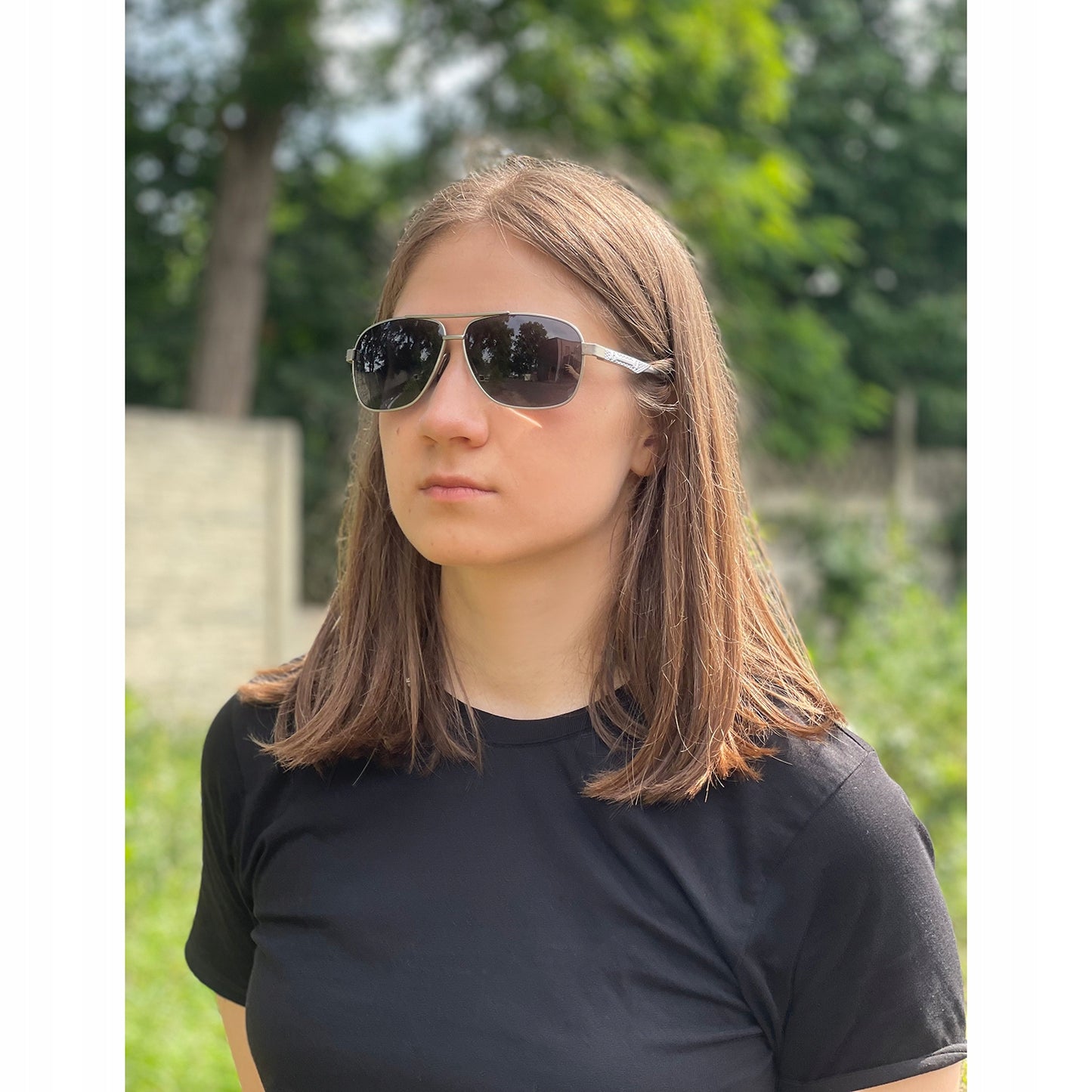 Ochelari de Soare SunGlasses idealSTORE Polarizati, Filtru UV 400, Mecanism de Absorbire a Socurilor, Amortizoare Flexibile, Categoria 3 de Nuantare, Contine Cutie de Depozitare si Laveta de Stergere, Culoare Negru