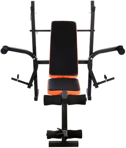 Aparat multifunctional fitness idealSTORE MaxGym, Reglarea unghiului spatarului in 4 trepte, Constructie din otel, Tapiterie moale