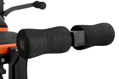 Aparat multifunctional fitness idealSTORE MaxGym, Reglarea unghiului spatarului in 4 trepte, Constructie din otel, Tapiterie moale