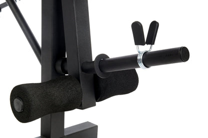 Aparat multifunctional fitness idealSTORE MaxGym, Reglarea unghiului spatarului in 4 trepte, Constructie din otel, Tapiterie moale