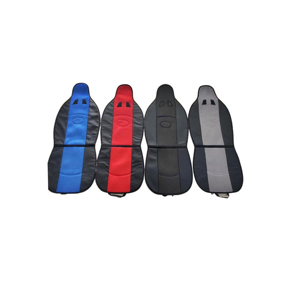 Husa Scaun Masina idealSTORE universale, Confort, Rezistente in Timp, Anti-alunecare, Respirabil, Material Poliester, Culoare Albastru