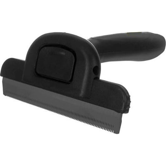 Perie de Par idealSTORE pentru Tuns Caini, Pisici, Animale, indeparteaza Parul Mort, Lama din Otel Inoxidabil, Constructie Solida, Posibilitate de a Detasa Lama