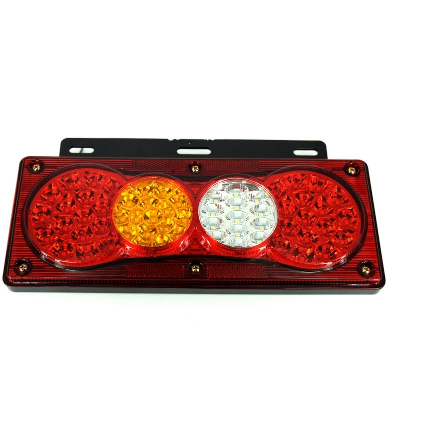 Lampa stop SMD stanga idealSTORE Voltaj 12V-24V, Nr led-uri 61 SMD, Rezistenta la apa IP66, Dimensiuni 330 x 182 x 68 mm