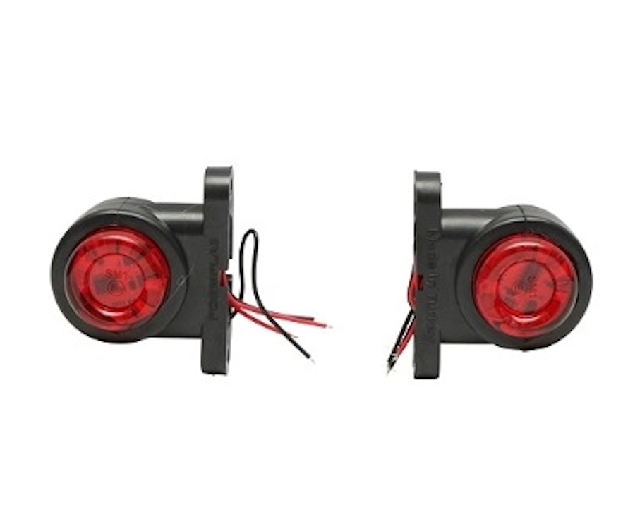 Lampa Gabarit Rotativ Laterala idealSTORE, LED alba-rosu, Putere 12-24V