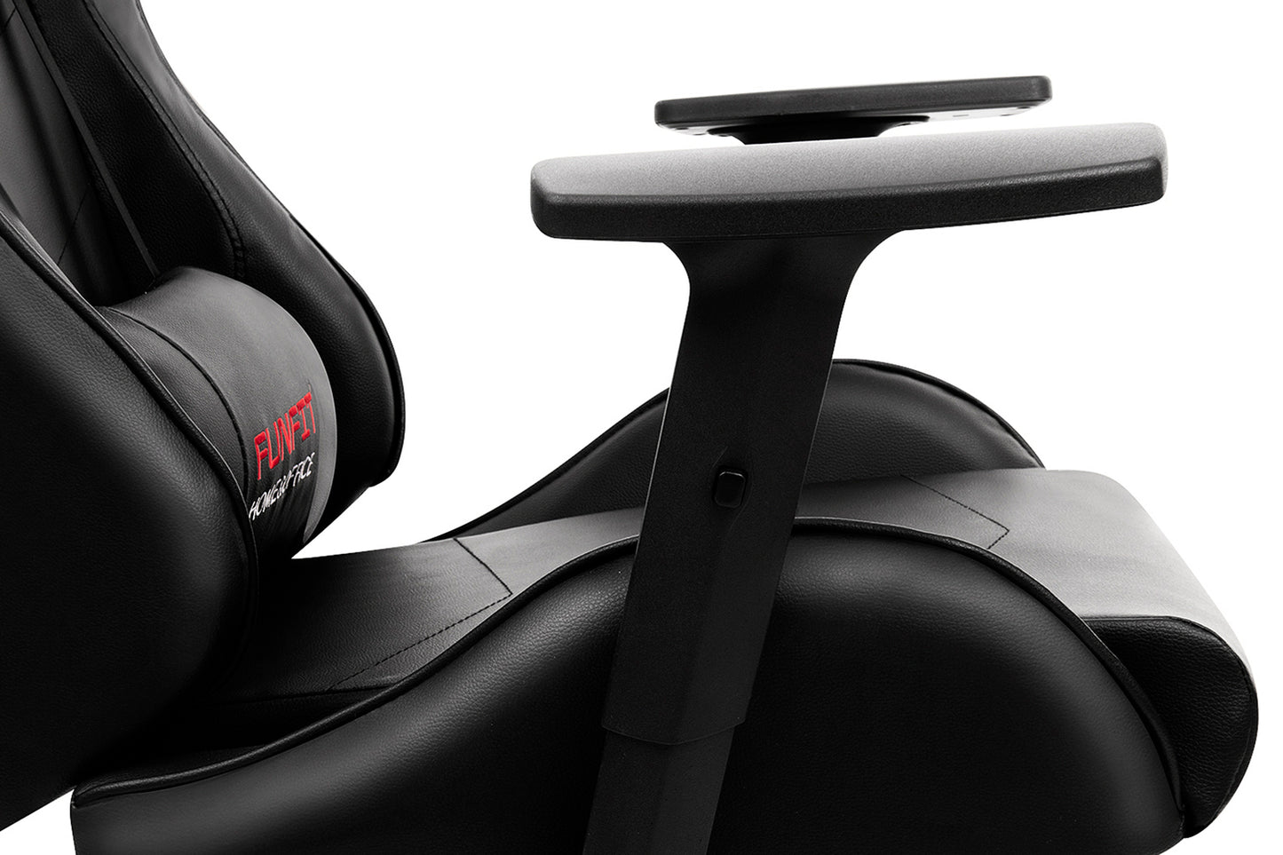 Scaun Gaming Reglabil cu mecanism TILT idealSTORE Elite COLLECTION, Asigura pozitia si confortul corect al corpului, Cotiere reglabile, Perna confortabila, Posibilitatea modificarii unghiului spatarului, Negru