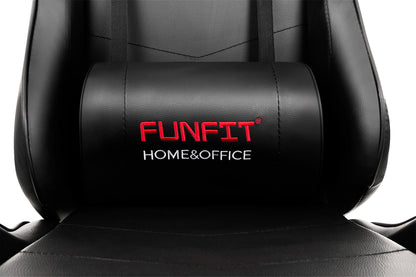 Scaun Gaming Reglabil cu mecanism TILT idealSTORE Elite COLLECTION, Asigura pozitia si confortul corect al corpului, Cotiere reglabile, Perna confortabila, Posibilitatea modificarii unghiului spatarului, Negru