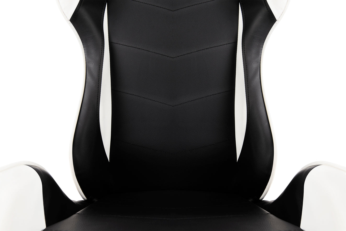 Scaun Gaming Reglabil cu mecanism TILT idealSTORE Elite COLLECTION, Asigura pozitia si confortul corect al corpului, Cotiere reglabile, Perne confortabile, Posibilitatea modificarii unghiului spatarului, Alb-Negru