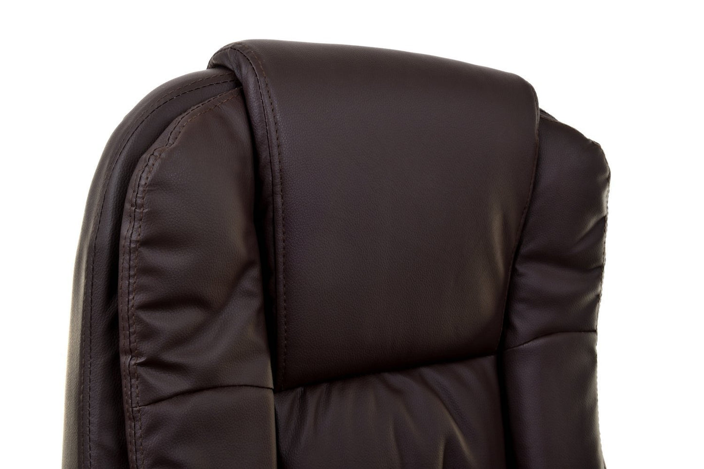 Scaun de birou Pivotant VIGO COLLECTION idealSTORE, Echipat cu spuma moale confortabila, roti cauciucate, Cotiere, Inaltime reglabila, Fabricat din piele ecologica, Sarcina maxima 130 kg