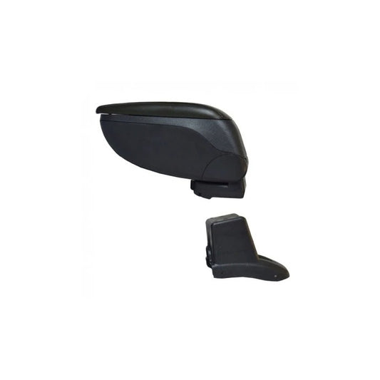 Cotiera Auto idealSTORE Compatibila Logan/Sandero, Rabatabila, Include kitul de montaj si suport metalic, Material Premium, Calitate Superioara, Rezistenta la Socuri, Model Elegant