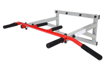 Bara de tractiuni idealSTORE Premium multifunctionala, Dimensiuni 110 x 72 x 33 cm pentru perete, manere antiderapante, capacitate 290 kg, Ajuta la dezvoltarea musculaturii