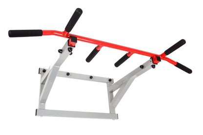 Bara de tractiuni idealSTORE Premium multifunctionala, Dimensiuni 110 x 72 x 33 cm pentru perete, manere antiderapante, capacitate 290 kg, Ajuta la dezvoltarea musculaturii