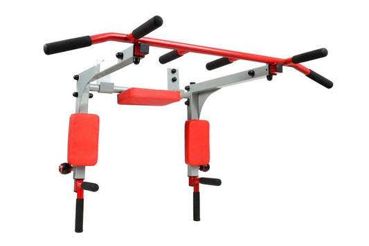 Bara de tractiuni idealSTORE TTX Multifunctionala Dimensiuni 110 x 75 x 75 cm, Include 5 manere antiderapante, Reglare in 4 trepte, Fabricat din otel, Montaj pe perete, Sarcina max 290 Kg