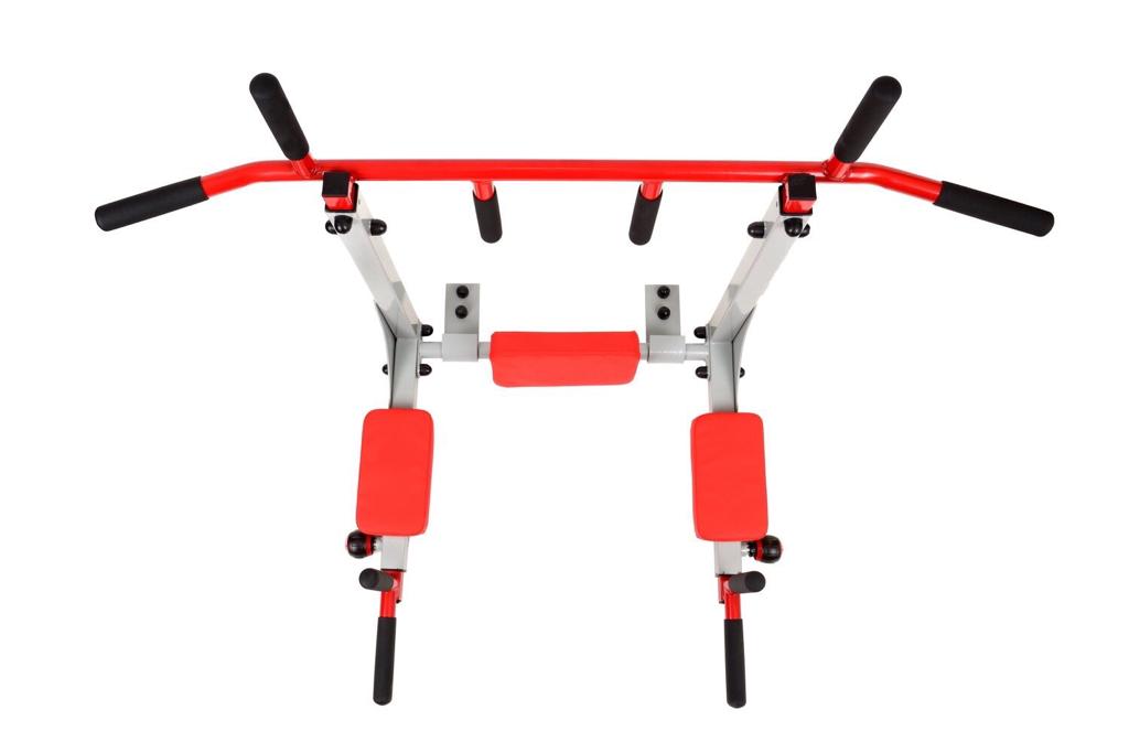 Bara de tractiuni idealSTORE TTX Multifunctionala Dimensiuni 110 x 75 x 75 cm, Include 5 manere antiderapante, Reglare in 4 trepte, Fabricat din otel, Montaj pe perete, Sarcina max 290 Kg