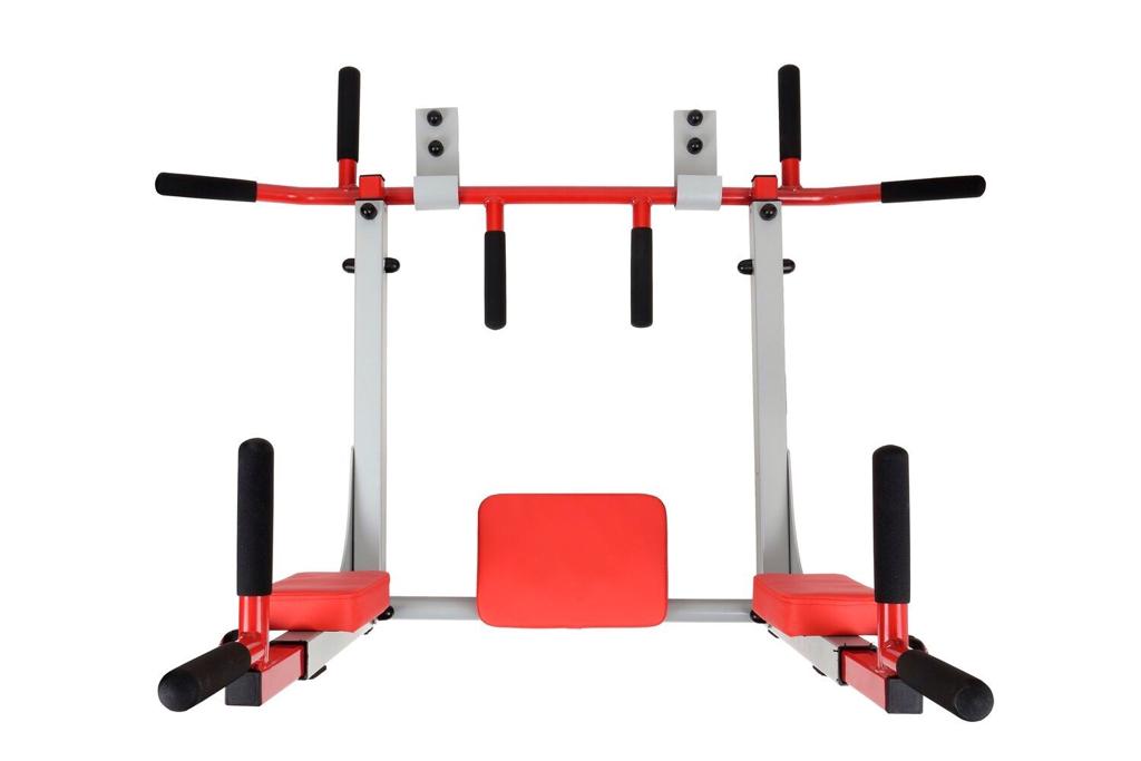 Bara de tractiuni idealSTORE TTX Multifunctionala Dimensiuni 110 x 75 x 75 cm, Include 5 manere antiderapante, Reglare in 4 trepte, Fabricat din otel, Montaj pe perete, Sarcina max 290 Kg