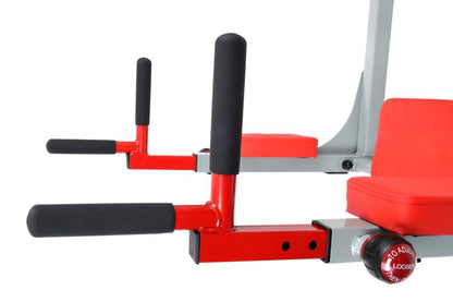 Bara de tractiuni idealSTORE TTX Multifunctionala Dimensiuni 110 x 75 x 75 cm, Include 5 manere antiderapante, Reglare in 4 trepte, Fabricat din otel, Montaj pe perete, Sarcina max 290 Kg