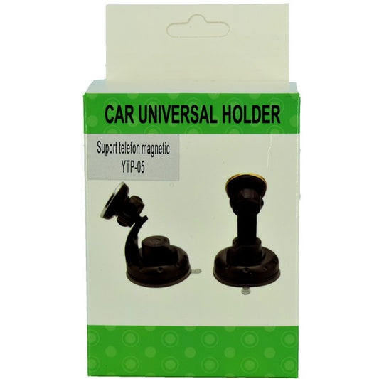 Suport cu prindere ventuza parbriz si magnet pentru telefon