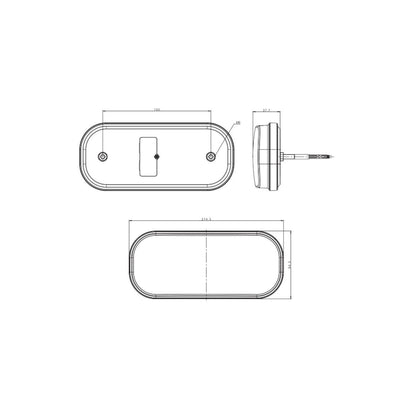 Lampa LED Spate idealSTORE, dimensiune 21495mm, 6 Functii, Semnalizare Dinamica, Complet Etansa, Utilizare Remorci, Camioane, ATV, Rezistenta la Socuri