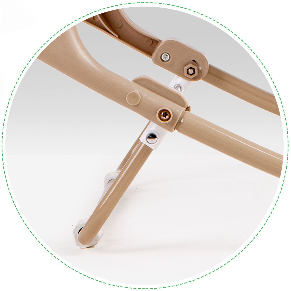 Balansoar Multifunctional Baby Funny idealSTORE, Echipat cu o Saltea Moale, O Bara cu 2 Jucarii, Centuri de Siguranta in 3 Puncte, Panou cu Vivratii si Cantece pentru Adormit, Permite Blocarea Balansului, Husa Detasabila, 0-18 Kg