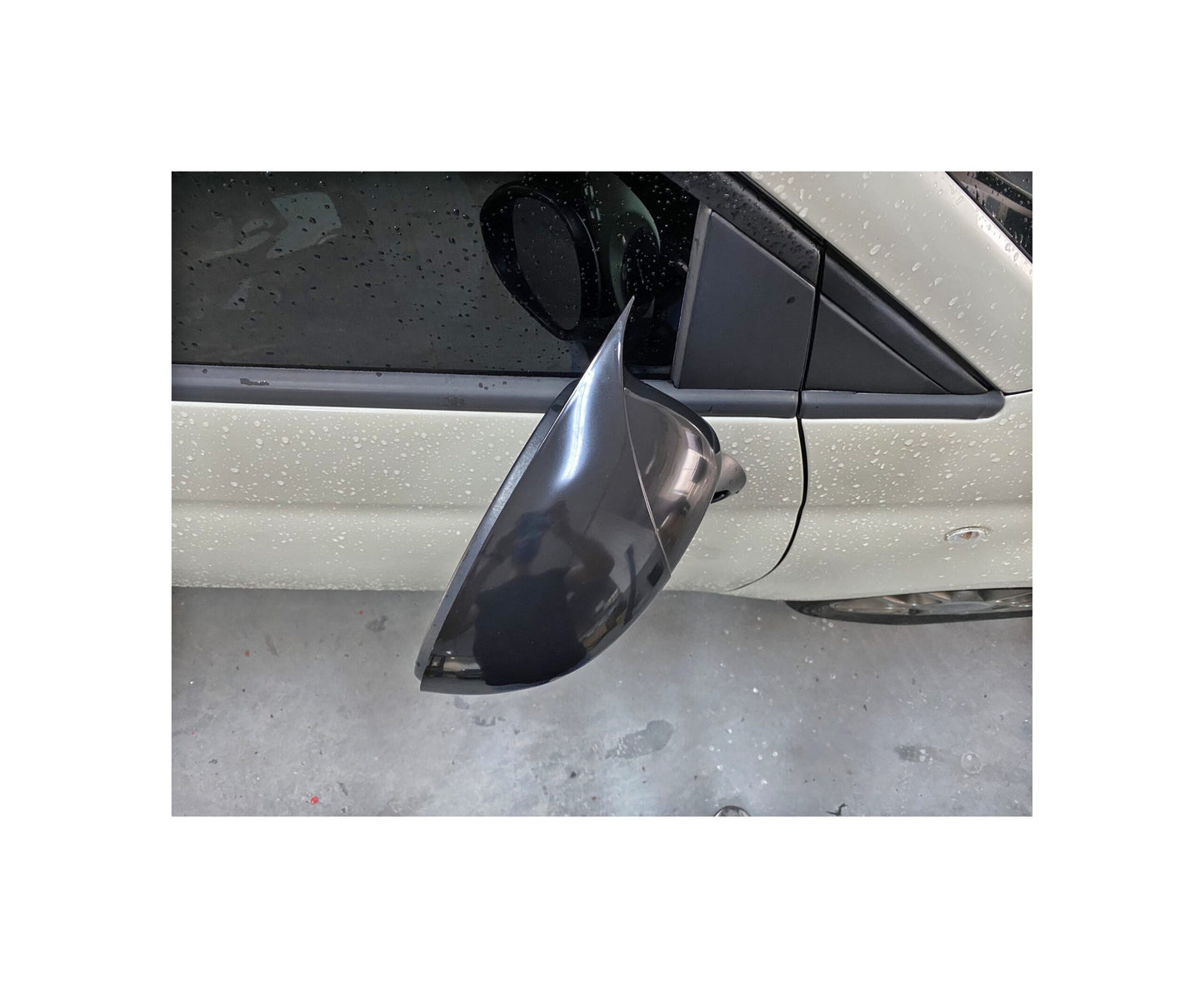 Set 2 Capace Oglinzi tip BATMAN idealSTORE pentru Fiat Fiat 500, 500X, Punto, Linea, culoare Piano Black - Negru Lucios, Montaj Usor, Rezistent UV, Material Premium